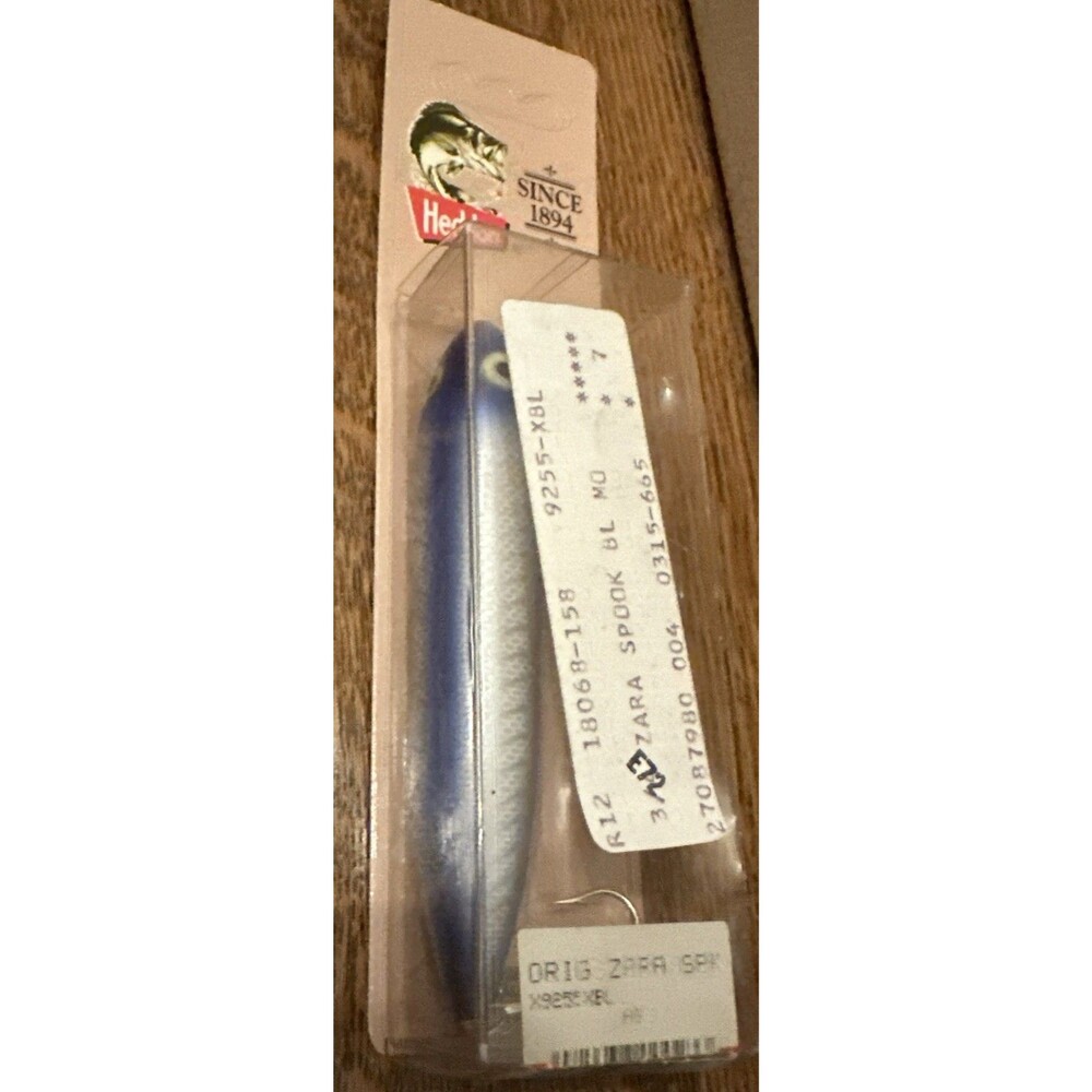 Vintage James Heddon's & Sons Color Collector Zara Spook 9255-XBL Fishing LURE